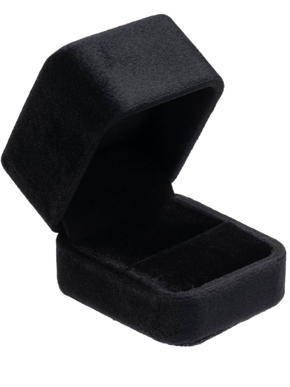 Velvet Single Ring Box (Empty Box) - Picture 2 of 8